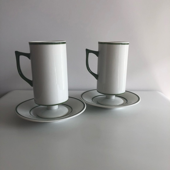 Vintage Irish Coffee Mugs and Saucers - Picture 4 of 9